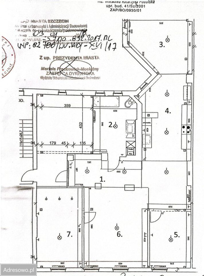 Mieszkanie 4-pokojowe Szczecin Śródmieście, ul. Andrzeja Małkowskiego. Zdjęcie 14