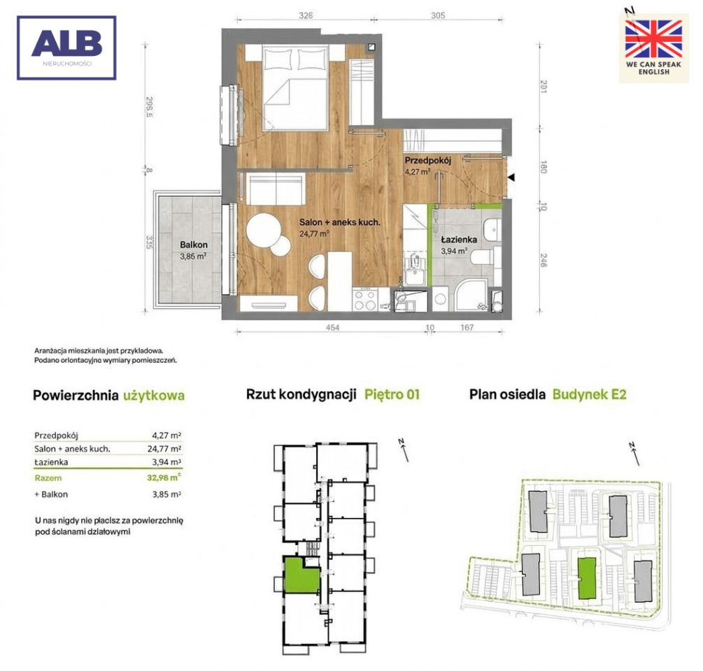 Mieszkanie 1-pokojowe Gdańsk Orunia. Zdjęcie 2