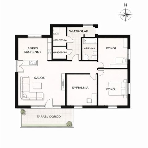 dom wolnostojący, 4 pokoje Łochowice. Zdjęcie 29