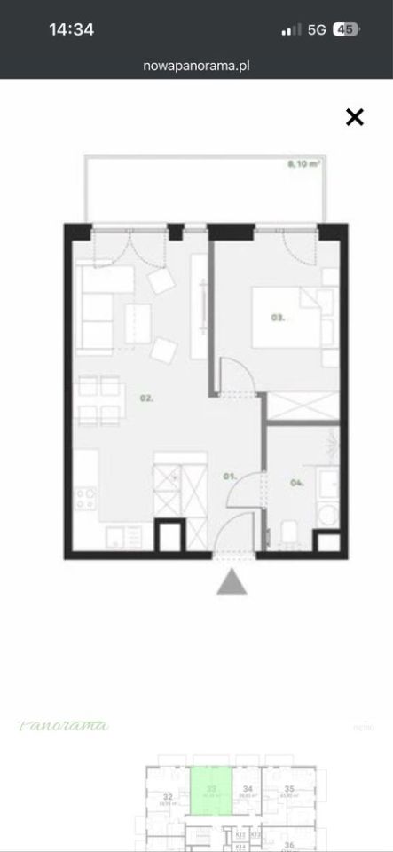 Mieszkanie 2-pokojowe Sosnowiec, ul. Sokolska. Zdjęcie 6