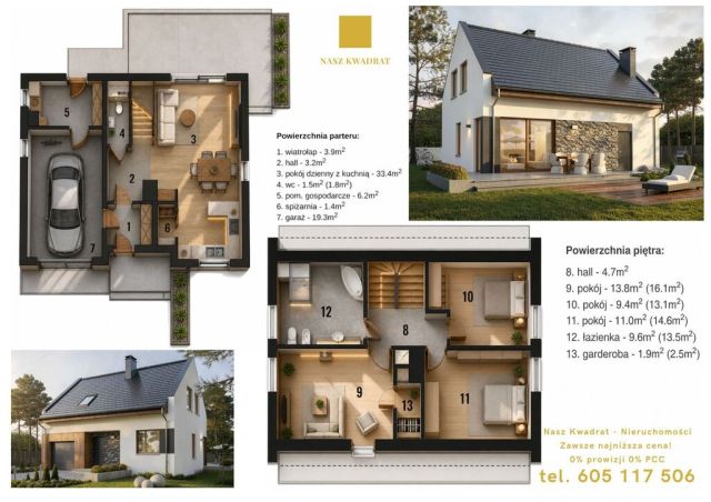 dom wolnostojący, 5 pokoi Łódź Nowosolna. Zdjęcie 7