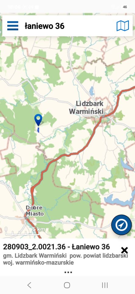 Działka rolna Łaniewo. Zdjęcie 2