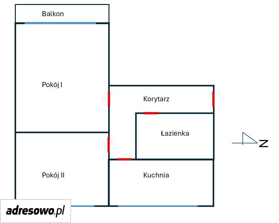 Mieszkanie 2-pokojowe Łódź Teofilów, ul. Lniana. Zdjęcie 12