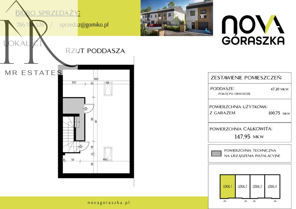 dom szeregowy, 4 pokoje Góraszka. Zdjęcie 6
