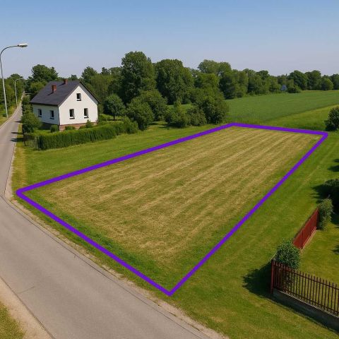 Działka budowlana Bonów. Zdjęcie 1