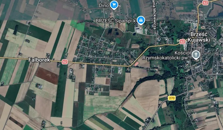 Działka inna Brześć Kujawski Falborek, ul. Radziejowska