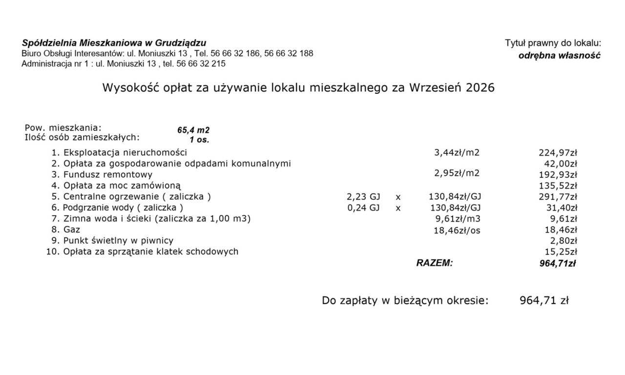 Mieszkanie 3-pokojowe Grudziądz, ul. Derdowskiego. Zdjęcie 13