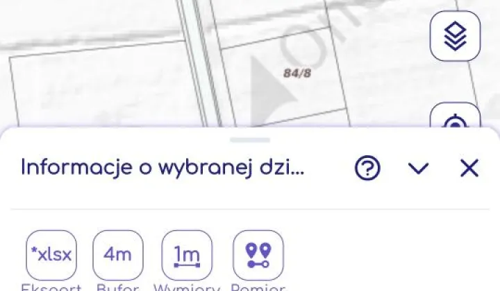 Działka budowlana Ganina