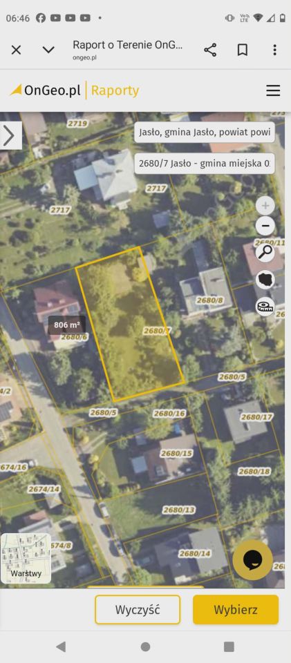 Działka budowlana Jasło Ulaszowice, ul. Ignacego Łukasiewicza. Zdjęcie 1