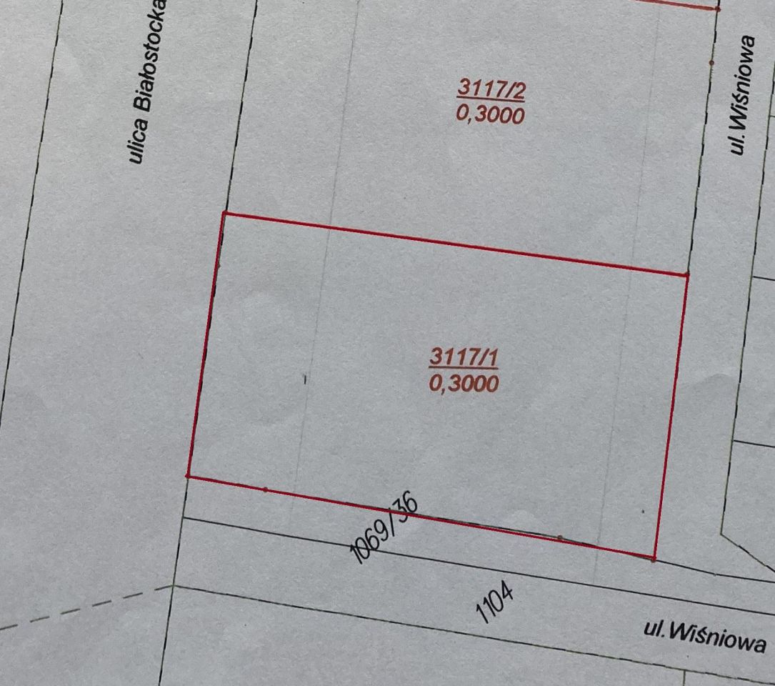 Działka inwestycyjna Zambrów, ul. Białostocka