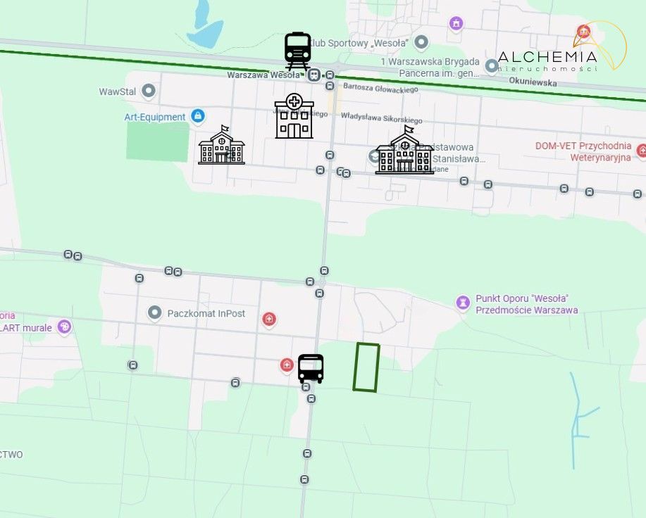 Działka budowlana Warszawa Wesoła, ul. Adama Mickiewicza. Zdjęcie 4