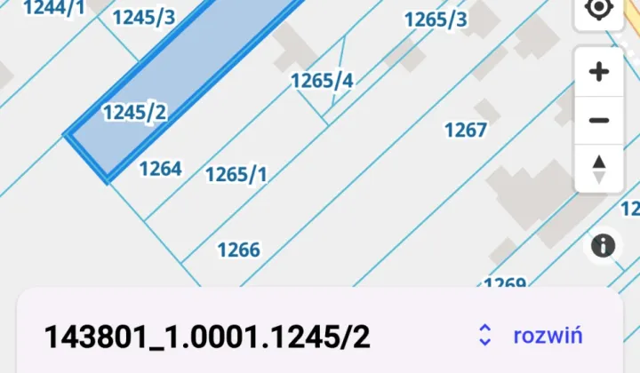 Działka inwestycyjna Żyrardów Podblich, ul. 1 go Maja