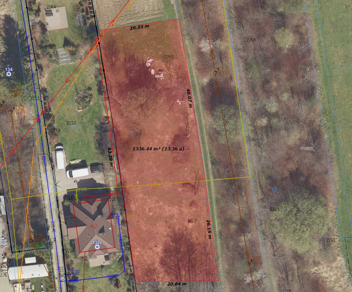 Działka rolna Rzeszów Przybyszówka, ul. Krakowska. Zdjęcie 3