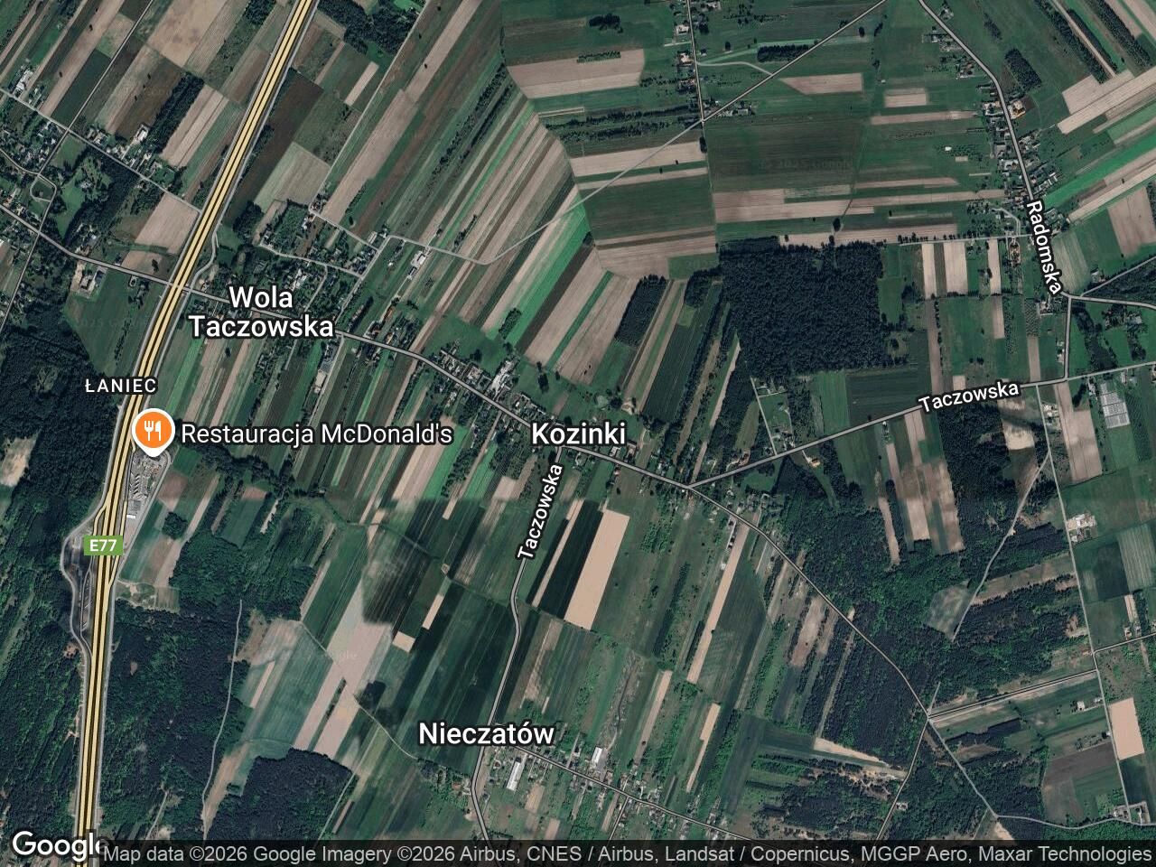 Działka rolno-budowlana Kozinki