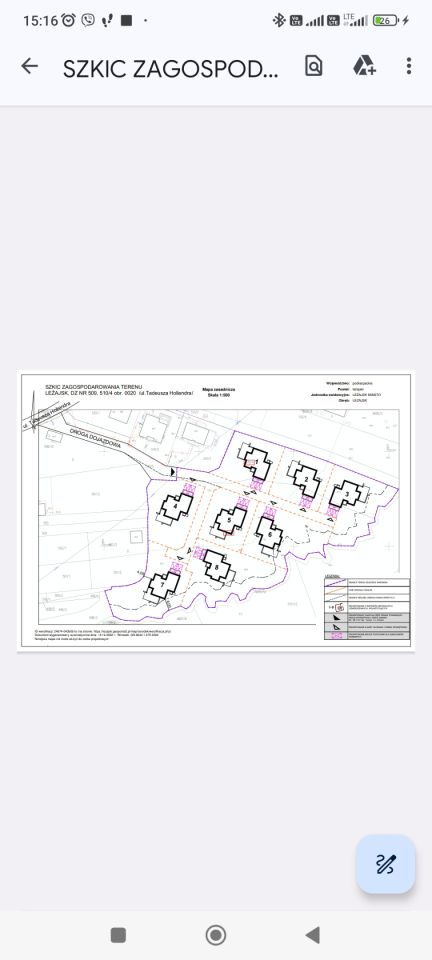 Działka inwestycyjna Leżajsk Podklasztor, ul. Tadeusza Hollendra. Zdjęcie 3
