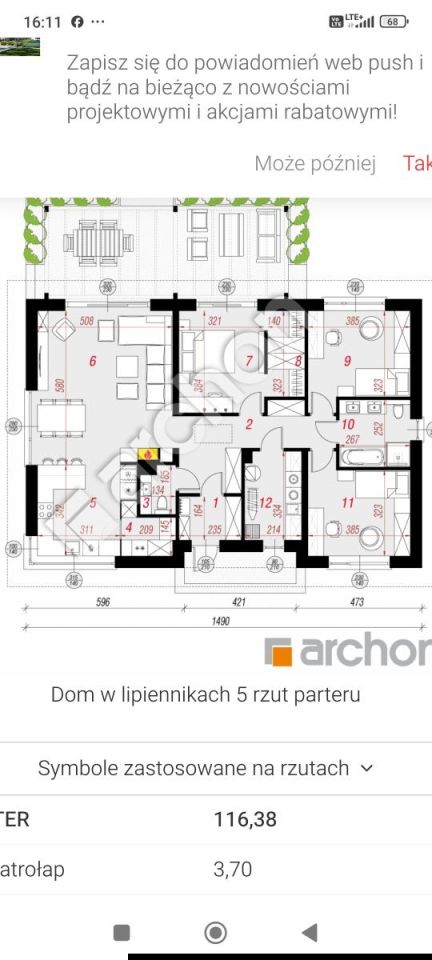 dom wolnostojący Łobez, ul. Piastów. Zdjęcie 8