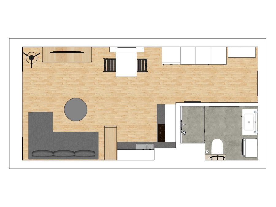 Mieszkanie 1-pokojowe Gdańsk Jasień, ul. Kartuska. Zdjęcie 10