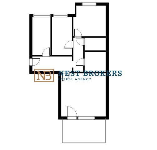 Mieszkanie 3-pokojowe Kraków Mistrzejowice, os. Oświecenia. Zdjęcie 25