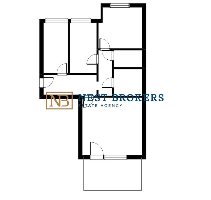 Mieszkanie 3-pokojowe Kraków Mistrzejowice, os. Oświecenia. Zdjęcie 25