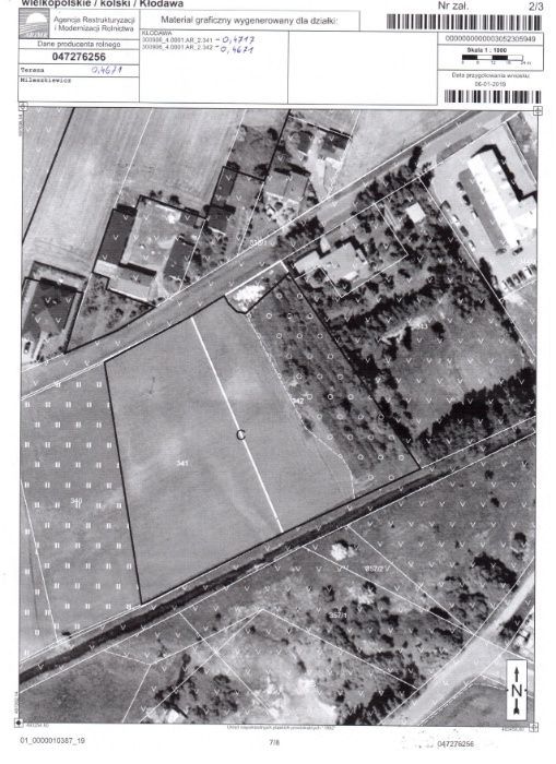 Działka rolno-budowlana Kłodawa, ul. 11 Listopada. Zdjęcie 2