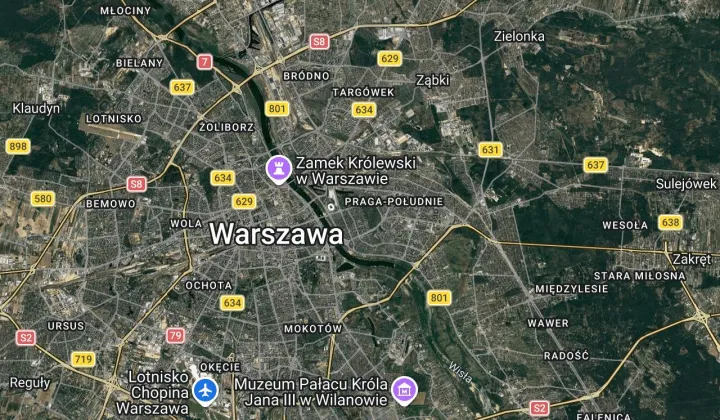 Mieszkanie 2-pokojowe Warszawa Saska Kępa, ul. Międzynarodowa