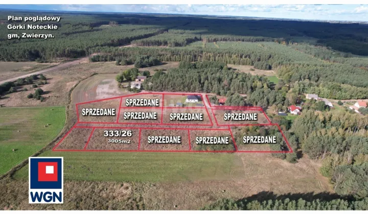 Działka budowlana Górki Noteckie, ul. Kolejowa