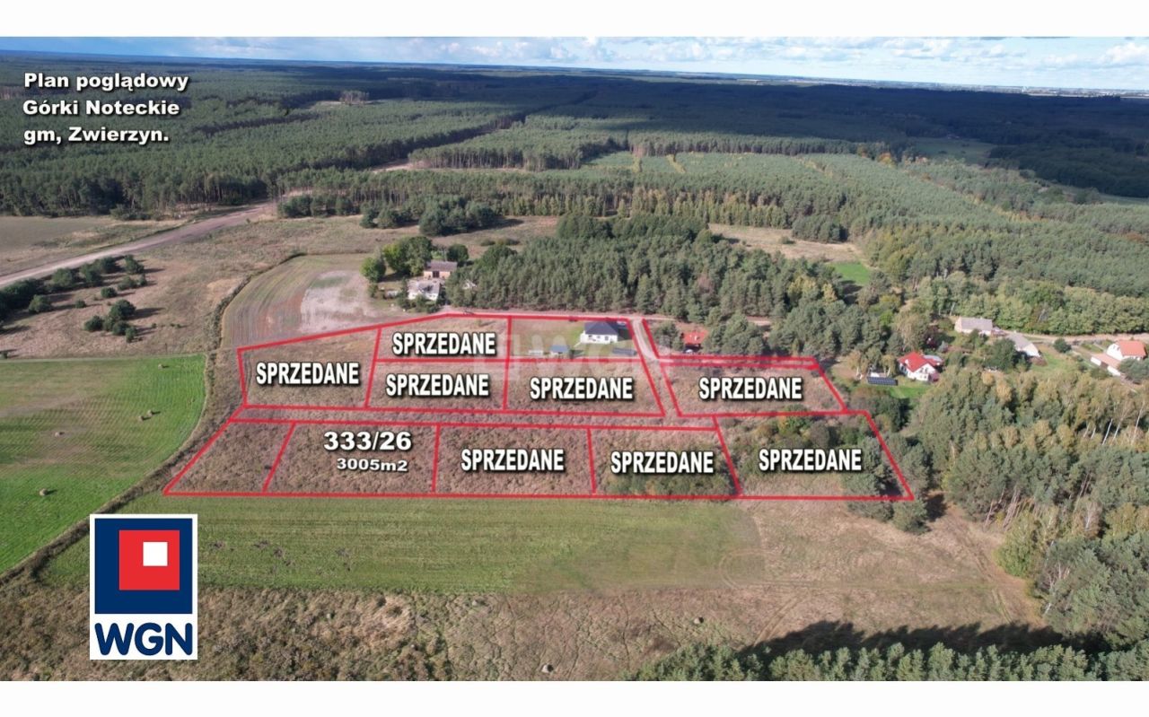Działka budowlana Górki Noteckie, ul. Kolejowa. Zdjęcie 1