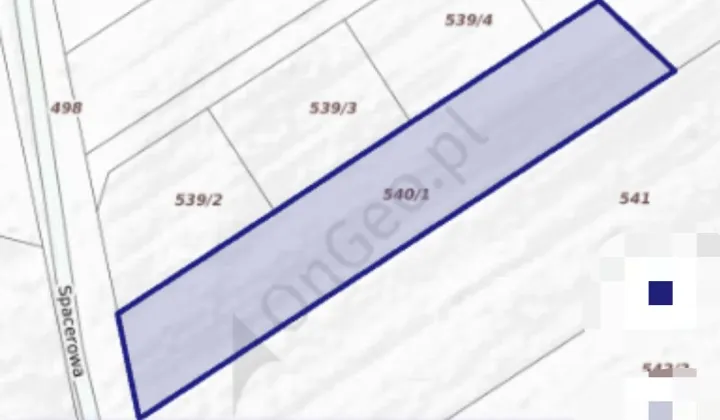 Działka budowlana Pieczyska