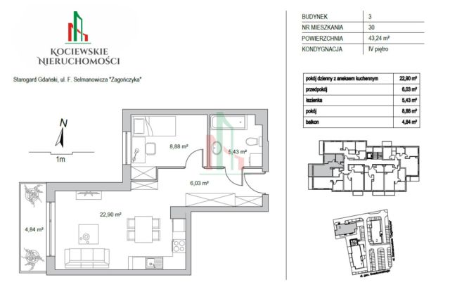 Mieszkanie 2-pokojowe Starogard Gdański. Zdjęcie 17