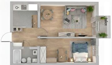 Mieszkanie 2-pokojowe Lublin Bronowice, ul. Elektryczna