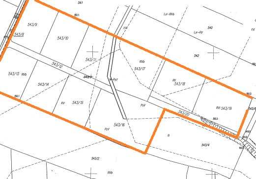 Działka rolno-budowlana Pilchów, ul. Lawendowa. Zdjęcie 2