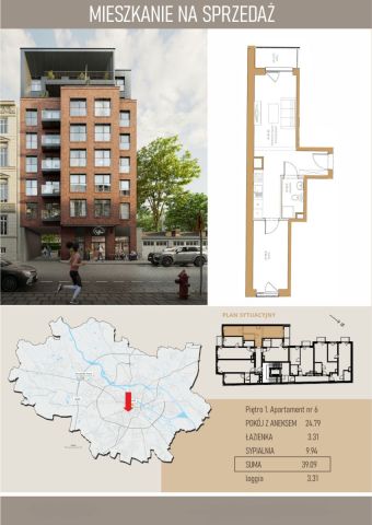 Mieszkanie 2-pokojowe Wrocław Stare Miasto, ul. Joachima Lelewela. Zdjęcie 1