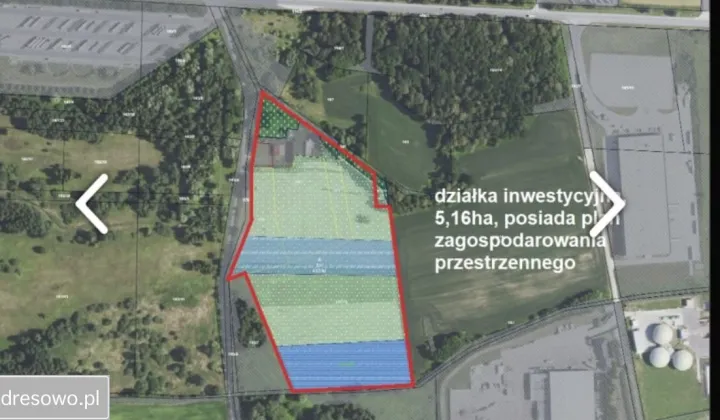 Działka budowlana Młyny