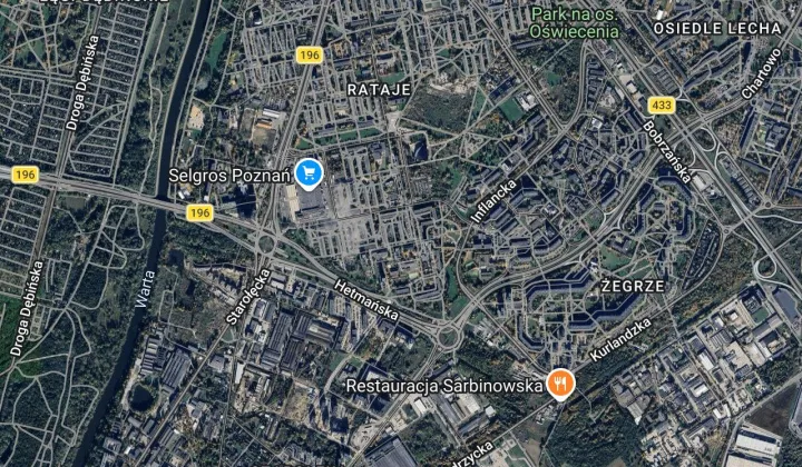 Mieszkanie 3-pokojowe Poznań Rataje, os. Armii Krajowej