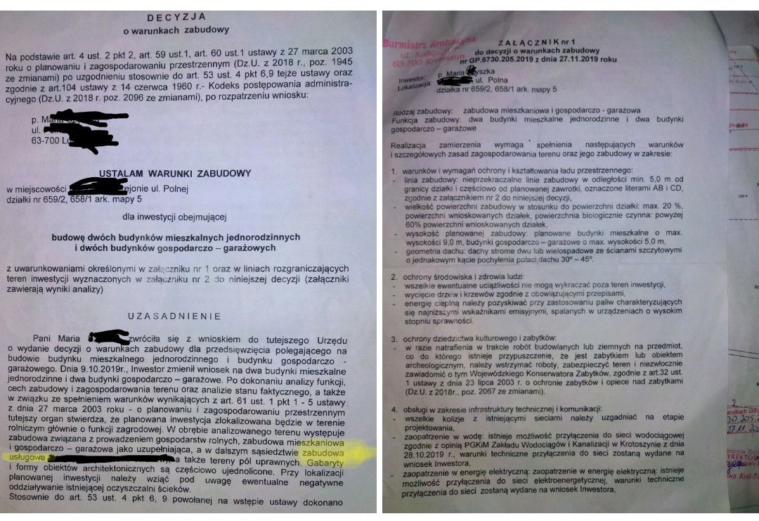 Działka budowlana Osusz. Zdjęcie 2