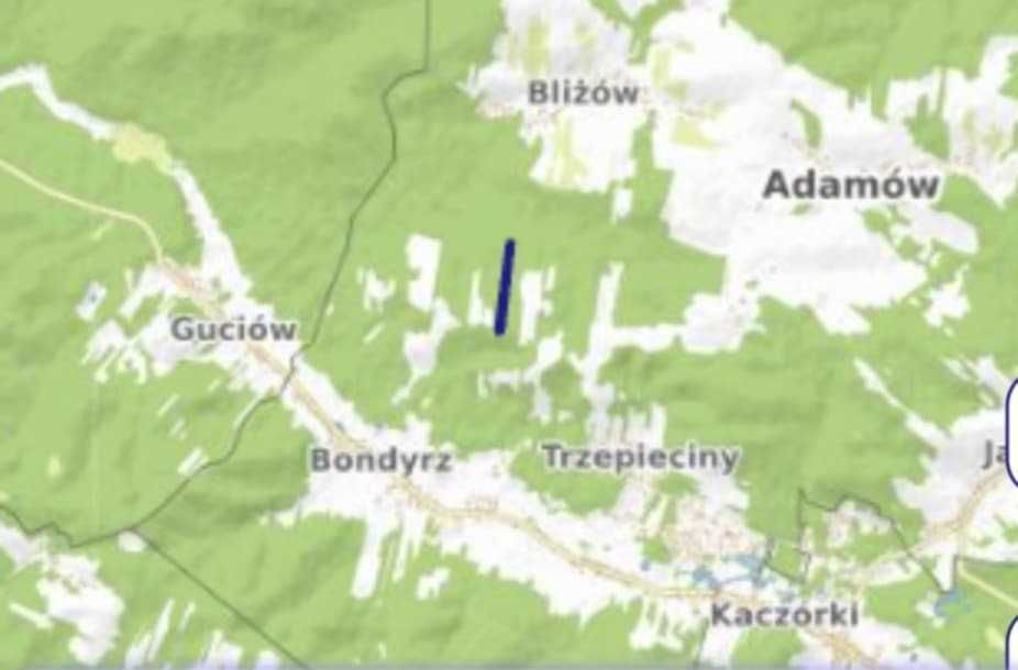 Działka leśna Bondyrz. Zdjęcie 3