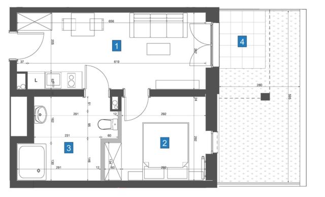 Mieszkanie 2-pokojowe Szklarska Poręba Marysin, ul. Słoneczna. Zdjęcie 16