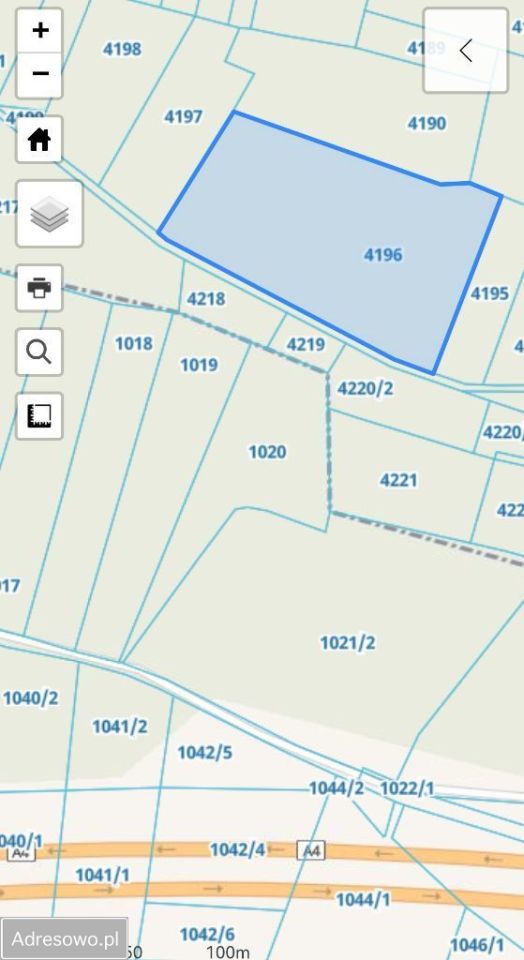 Działka leśna Stara Jastrząbka