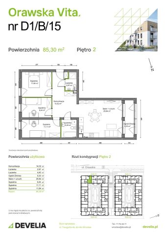 Mieszkanie 4-pokojowe Wrocław Ołtaszyn, ul. Orawska. Zdjęcie 8