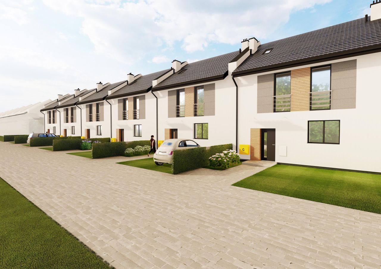 dom szeregowy, 5 pokoi Sosnowiec, ul. Stalowa