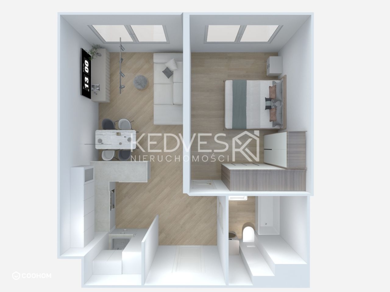 Mieszkanie 2-pokojowe Szczecin Niebuszewo, ul. Łucznicza. Zdjęcie 16