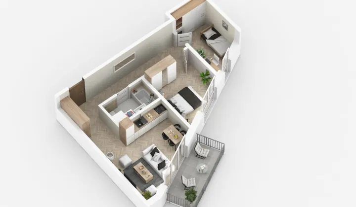 Mieszkanie 3-pokojowe Warszawa Białołęka, ul. Światowida