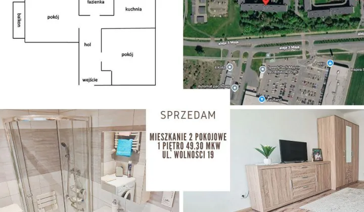 Mieszkanie 2-pokojowe Chełm, ul. Wolności