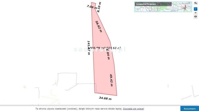Działka budowlana Myślenice. Zdjęcie 1