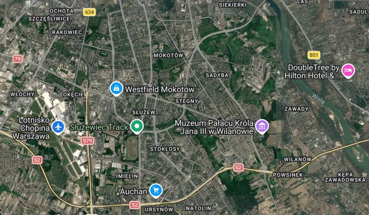 Mieszkanie 2-pokojowe Warszawa Stegny, al. Wilanowska