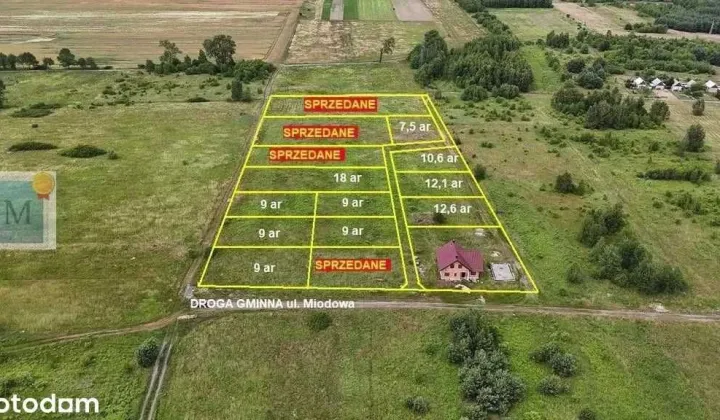 Działka budowlana Lipinki Łużyckie, ul. Miodowa