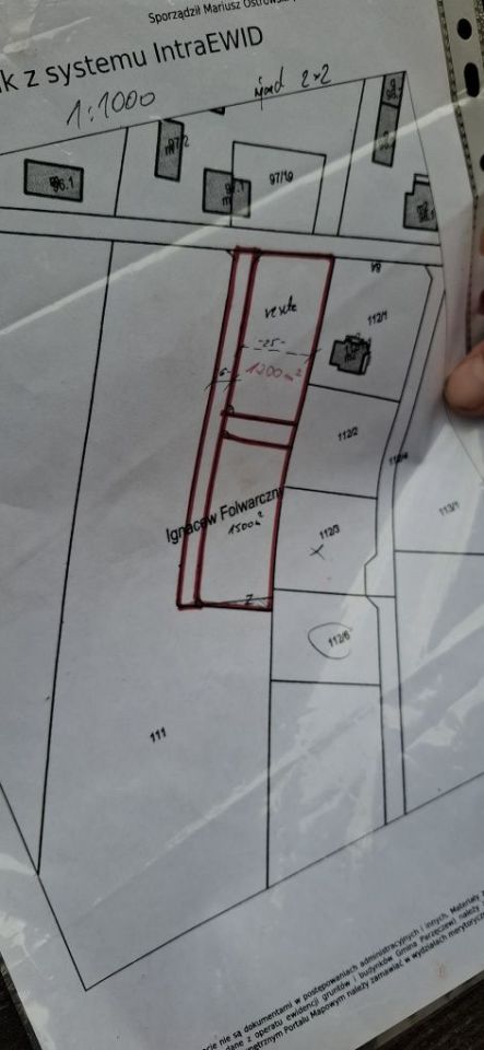 Działka budowlana Ignacew Folwarczny