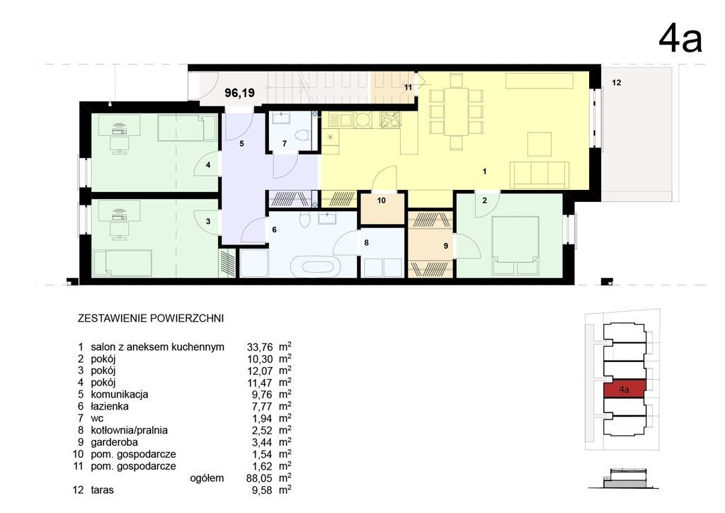 Mieszkanie 4-pokojowe Łódź Stare Rokicie. Zdjęcie 7