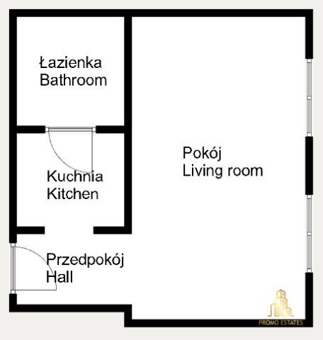 Mieszkanie 1-pokojowe Kraków Krowodrza, ul. Kazimierza Wielkiego. Zdjęcie 12