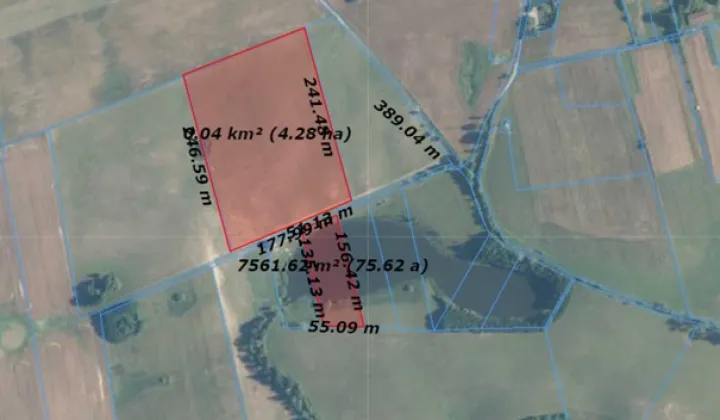 Działka rolna Kabikiejmy